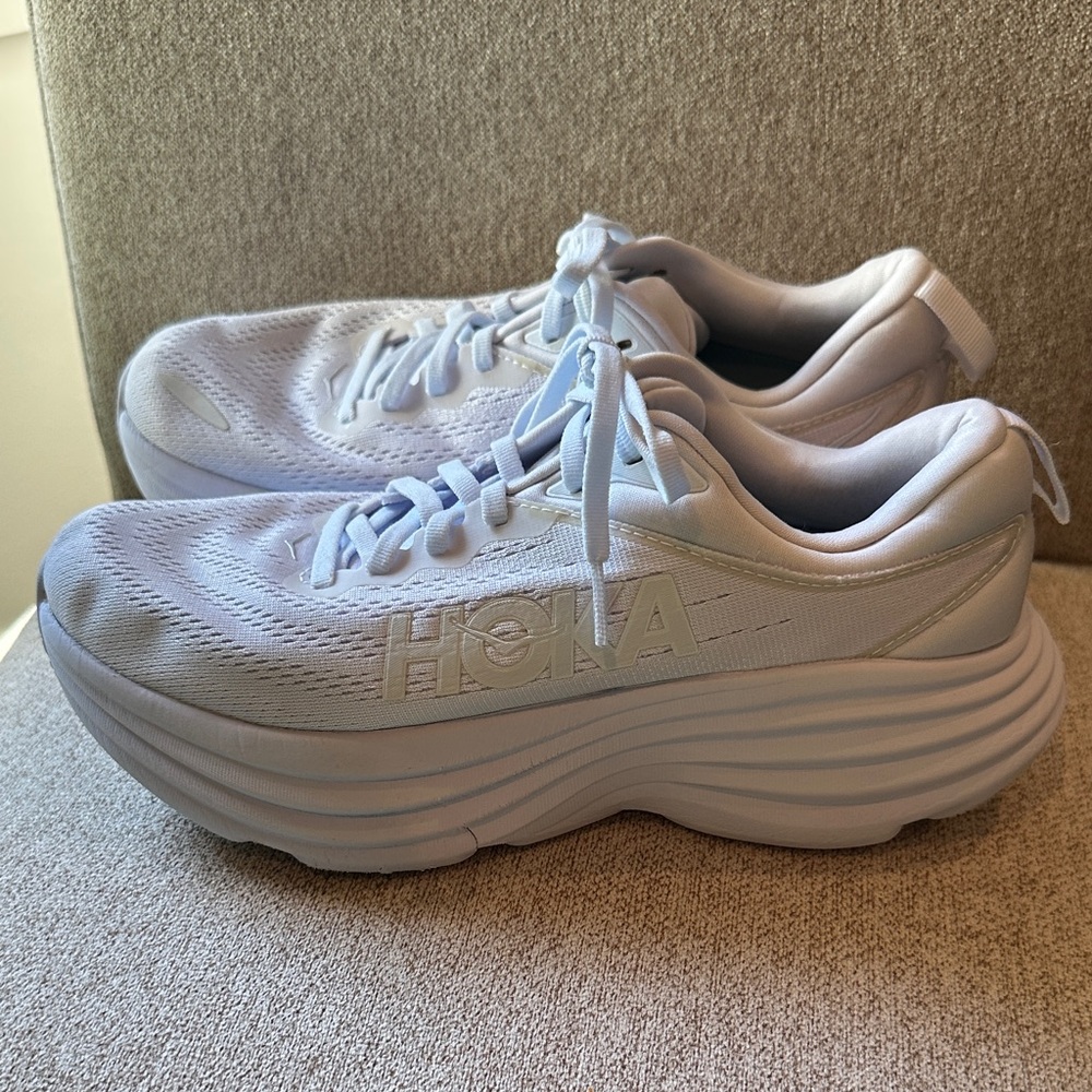 Hoka Women's White Athletic Shoes